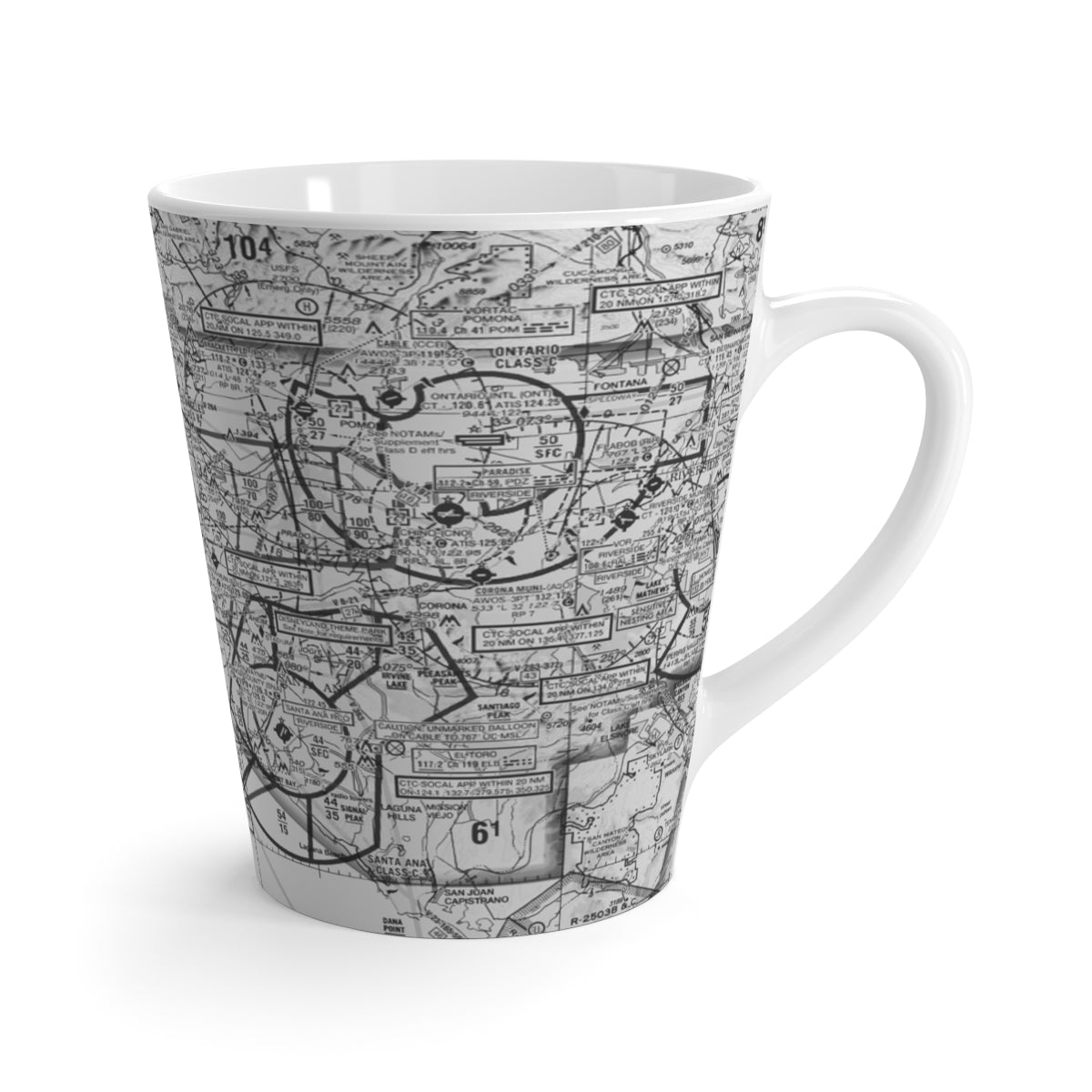 City Airspace Latte Mug (Multiple Cities Available)