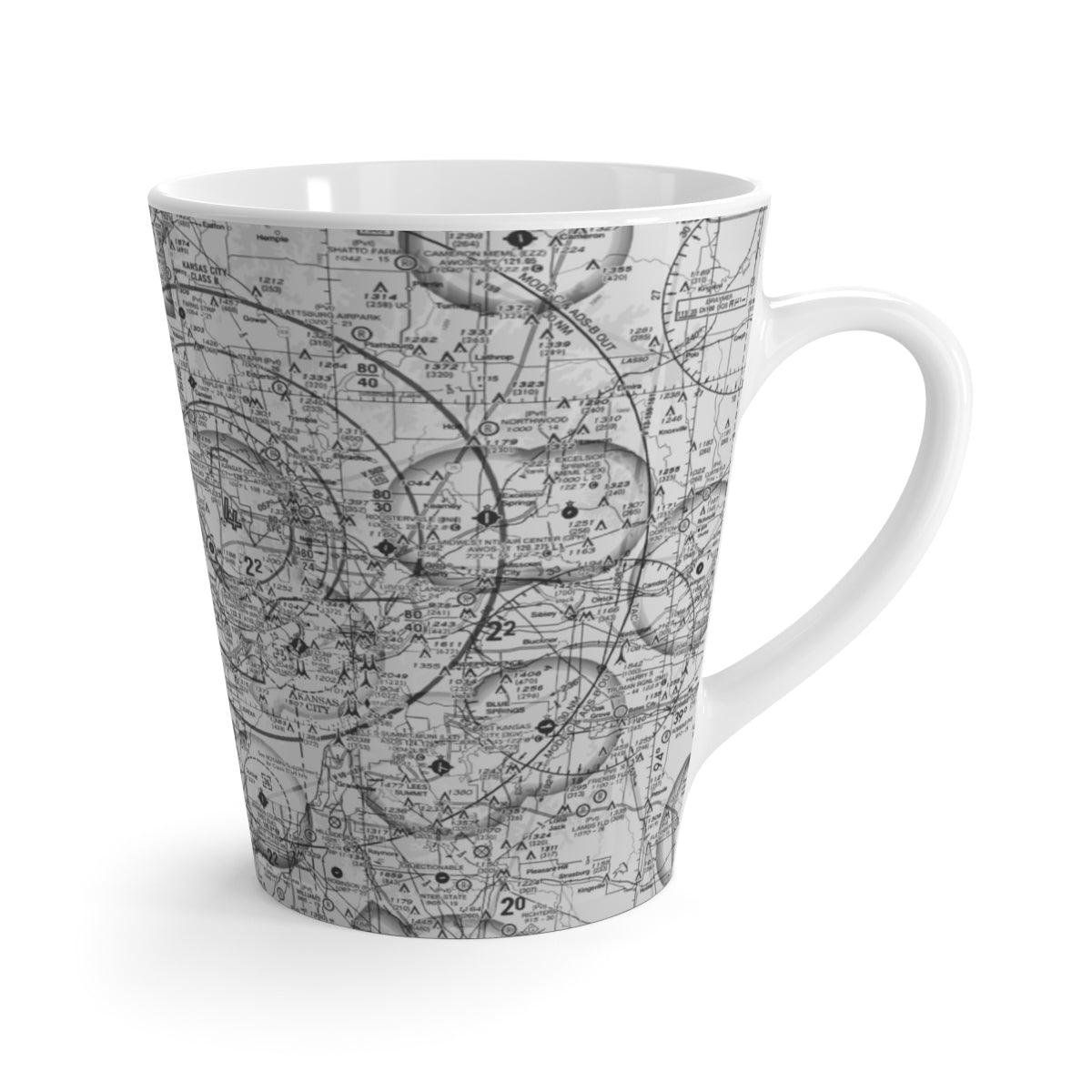 City Airspace Latte Mug (Multiple Cities Available)