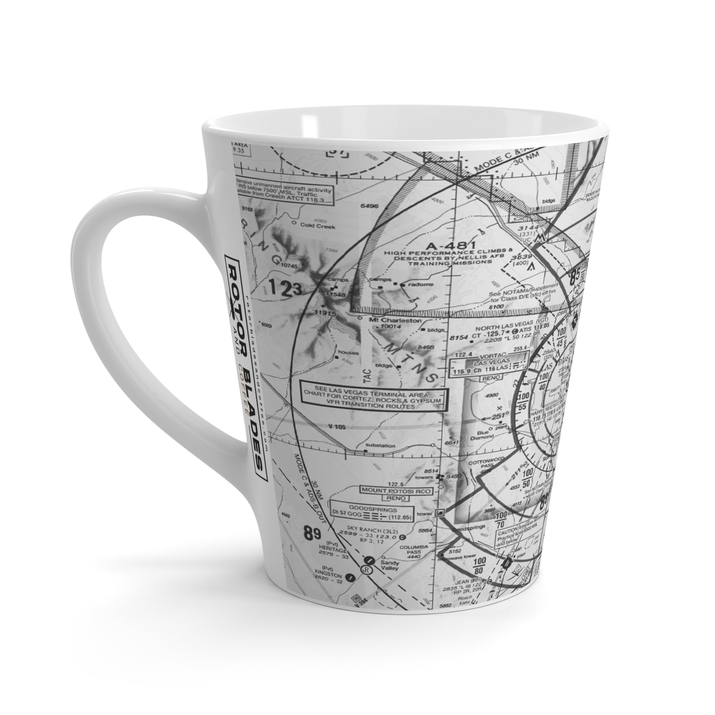 City Airspace Latte Mug (Multiple Cities Available)