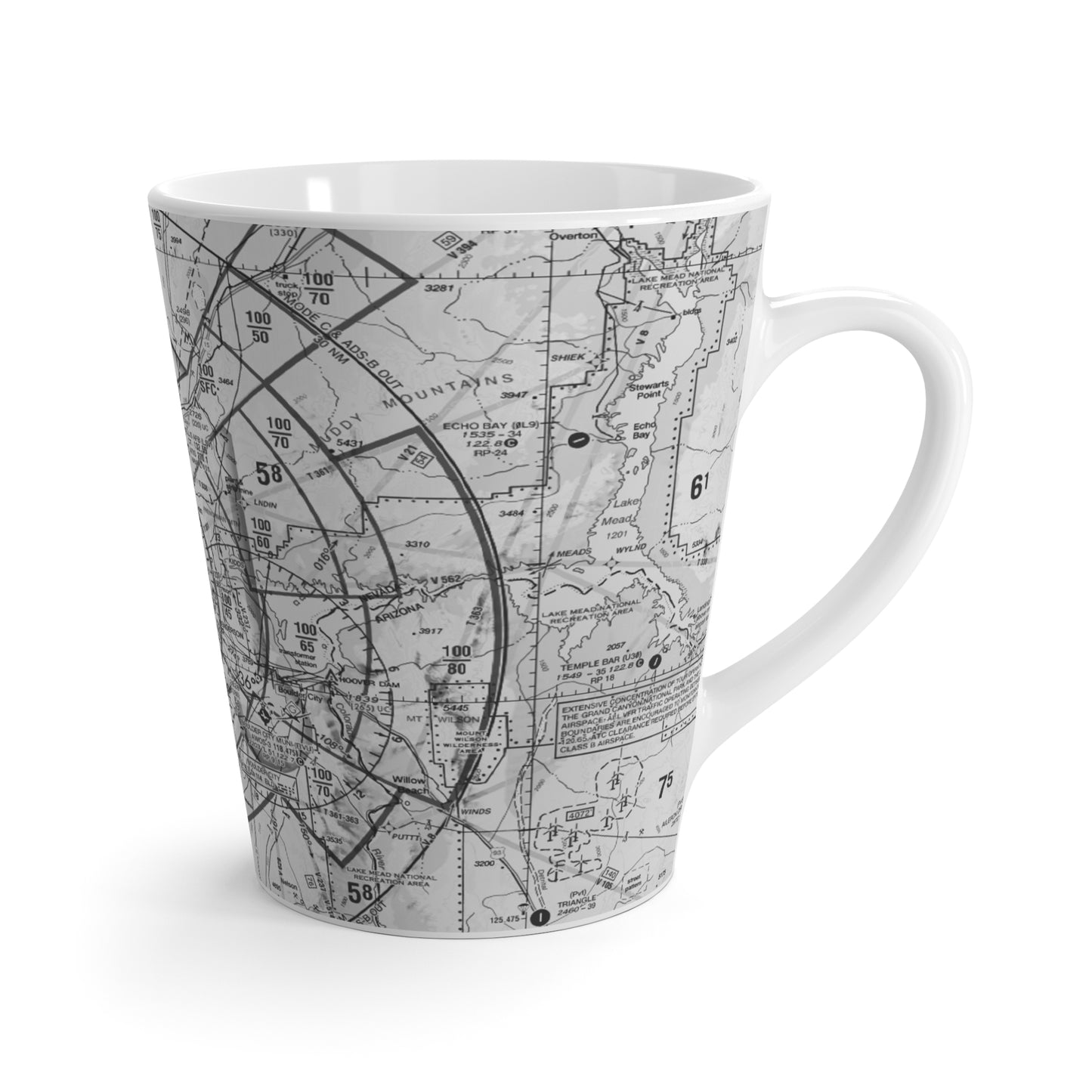 City Airspace Latte Mug (Multiple Cities Available)